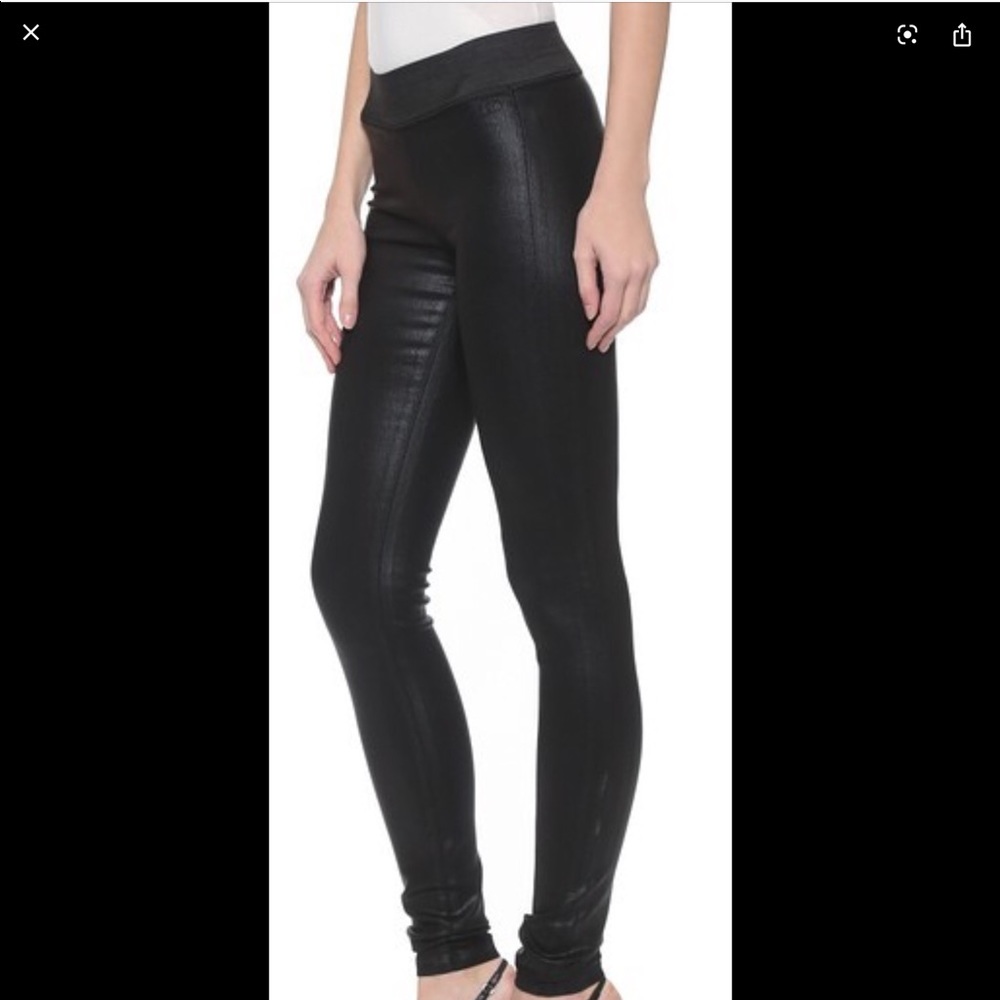 Goldsign Faux Leather Pants